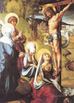 Christ à la croix Albrecht Dürer Peinture à l'huile